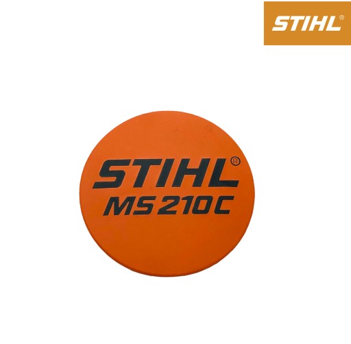 TABLICZKA Z TYPEM URZĄDZENIA STIHL MS210C ORYGINAŁ