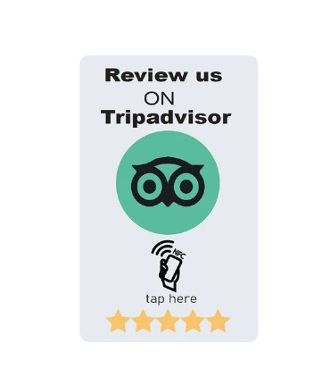KARTA DO WYSTAWIANIA OPINII TRIPADVISOR NFC