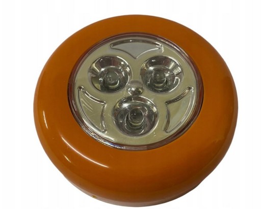 LAMPKA 3x LED SAMOPRZYLEPNA NA BATERIE DOTYKOWA