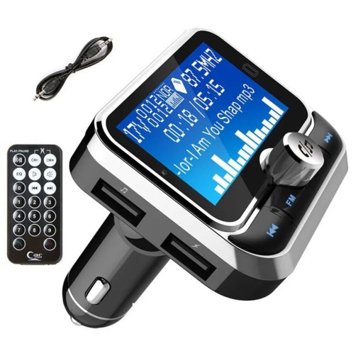 Nadajnik FM Bluetooth Ładowarka samochodowa