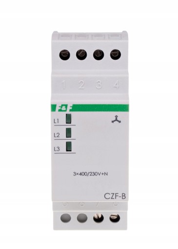 Czujnik zaniku i asymetrii faz CZF-B F&F