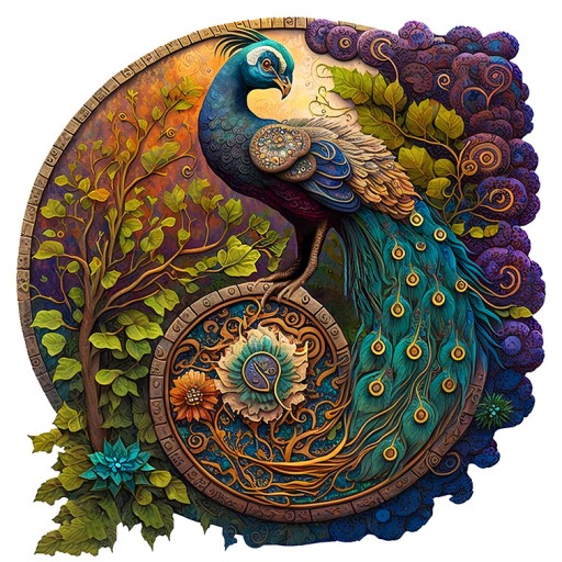 puzzle 1000 elementów Peacock
