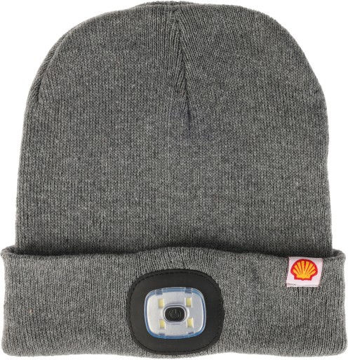Czapka zimowa beanie Shell szary r. uniwersalny