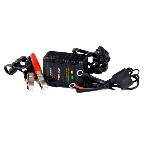 ŁADOWARKA Automatyczna BPOWER YBC750 6V 12V AGM, EFB i GEL 0,75A