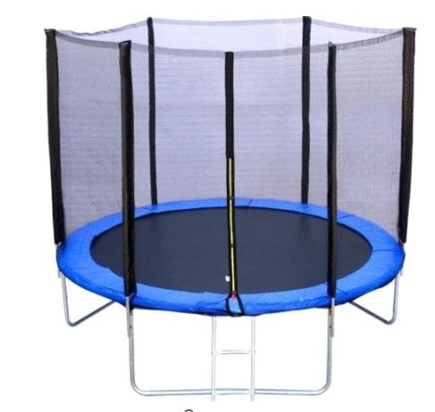 Trampolina z siatką średnica 305cm ogrodowa dla dzieci do 150kg osłona