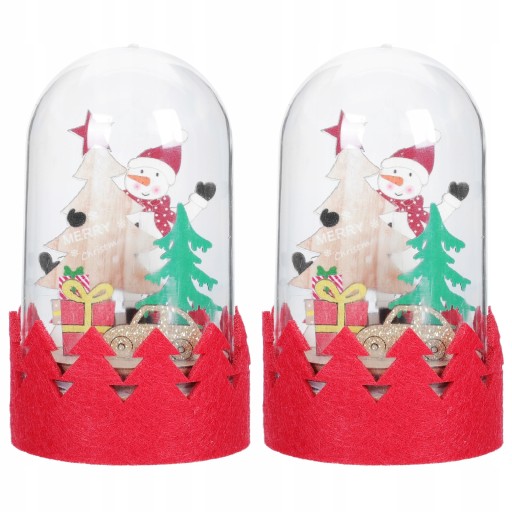 2pcs Xmas Night Light Christmas Table Decorations