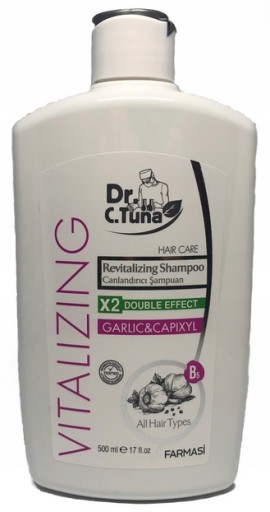 FARMASI Szampon Czosnek i Capixyl 500ml Dr.C. Tuna Vitalizing do włosów 500