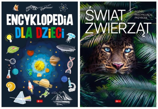 Encyklopedia dla dzieci Świat Zwierząt Pakiet 2w1