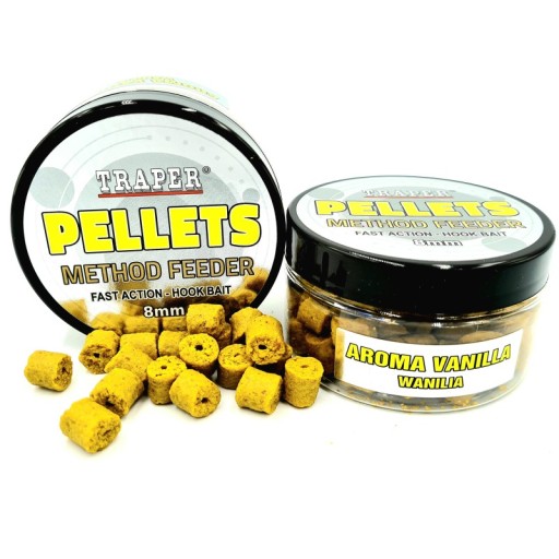 Method Feeder Traper Hook Pellets Wanilia 8mm 50g
