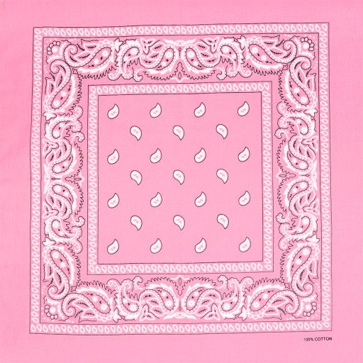 BANDANA BANDAMKA BANDAMA CHUSTA CHUSTKA RÓŻOWA