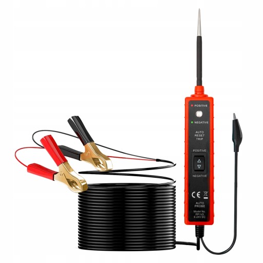 TESTER OBWODÓW SAMOCHODOWYCH POLARYZACJI 12V 24V