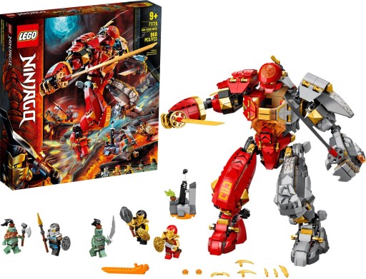 LEGO NINJAGO 71720 MECH Z OGNIA I KAMIENIA