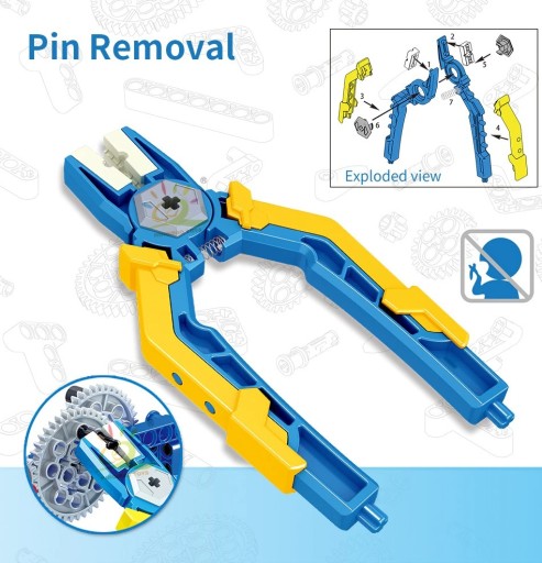 LEGO rozdzielacz klocków pin technic separator szczypce