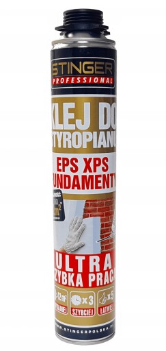 Klej poliuretanowy do styropianu EPS XPS 750ml