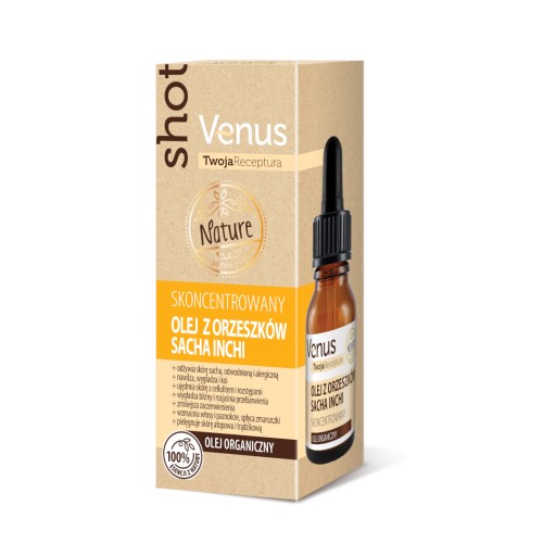 OLEJ Z ORZECHÓW SHOT SACHA INCHI VENUS NATURE 20ML