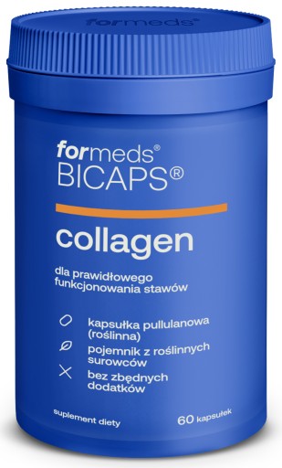 Kolagen typu II + L-Prolina i Witamina C 60 kaps. Formeds Bicaps Collagen