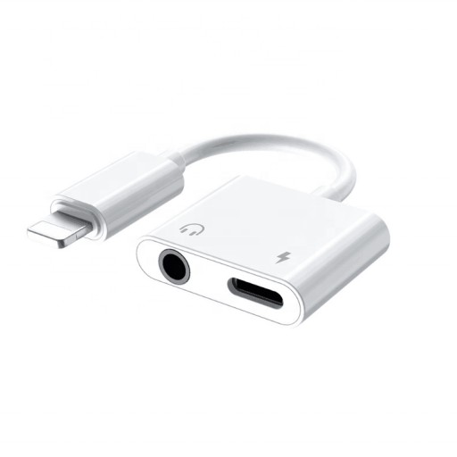 ADAPTER PRZEJŚCIÓWKA LIGHTNING JACK 3,5 mm iPhone