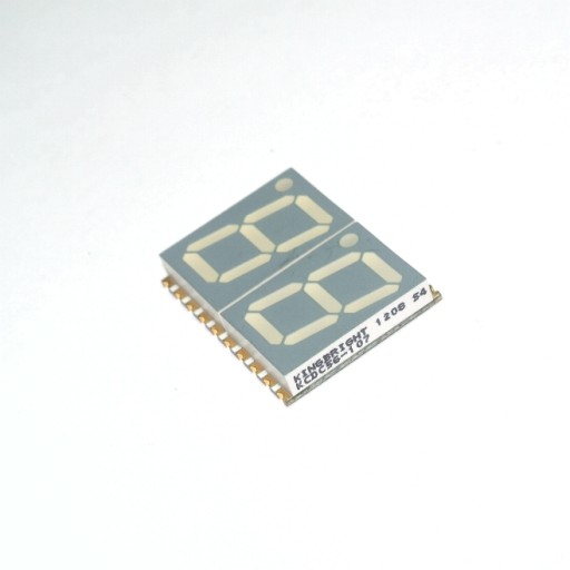 KCDC56-107 Wyświetlacz LED żółty [1szt]