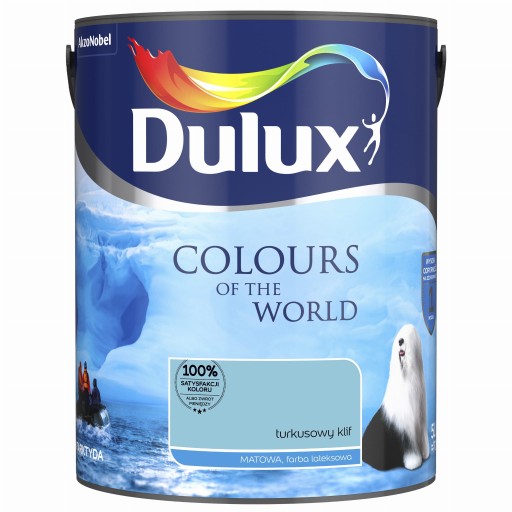 DULUX KOLORY ŚWIATA 5L - Turkusowy klif