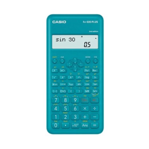 Kalkulator naukowy CASIO FX-220PLUS-2 BOX Turkusowy