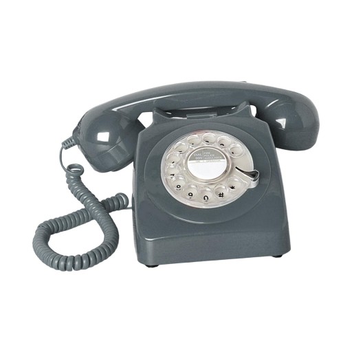 Telefony w stylu retro Telefon w stylu retro Szary