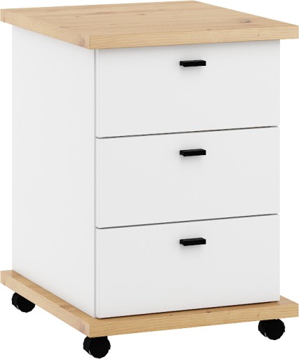 meble CRASSY 10 kontener 3S dąb artisan