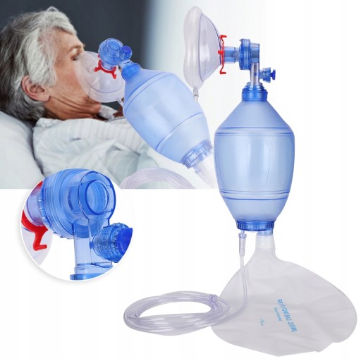 RESUSCYTATOR AMBU DLA DOROSŁYCH PVC ZESTAW