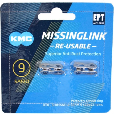 Spinka łańcucha rowerowego KMC missinglink X9 2szt