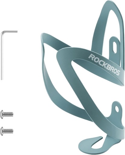 ROCKBROS Uchwyt Rowerowy na Bidon Koszyk na Butelkę Aluminiowy Niebieski