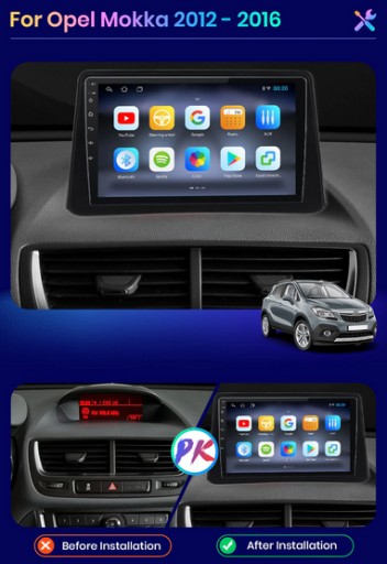 Radio nawigacja Opel Mokka 2012=2016 ANDROID WiFI GPS Bluetooth