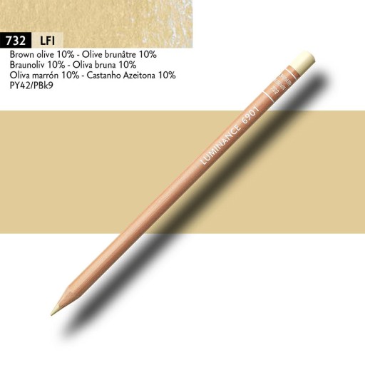 Kredka Caran D`Ache nr.732 Olive Brown 10%