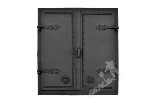 DRZWI B05 - 70X65 CM ŻELIWNE DO WĘDZARNI CHLEBOWE