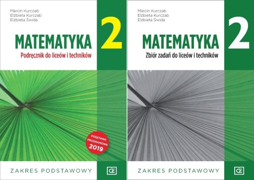 PAKIET: MATEMATYKA 2 PODRĘCZNIK ZBIÓR ZADAŃ ZP