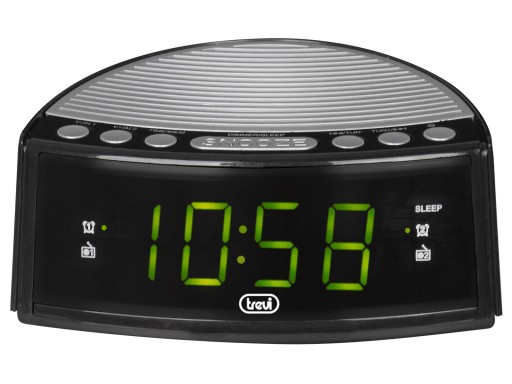 RADIOBUDZIK ZEGAR TREVI RC846 RADIO FM LED