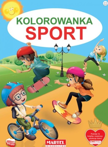 Kolorowanka A4 – SPORT, 32 str. produkt POLSKI