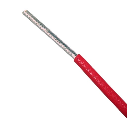 Jantzen Audio 1x2,5mm2 linka srebrzona czerw. PTFE