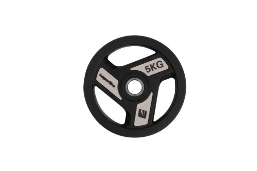 OBCIĄŻENIE GUMOWANE HERK 5KG 30MM /INSPORTLINE