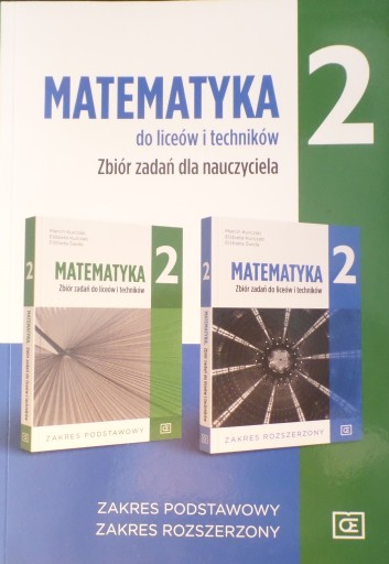 Matematyka 2 Zbiór zadań nauczyciela Pazdro