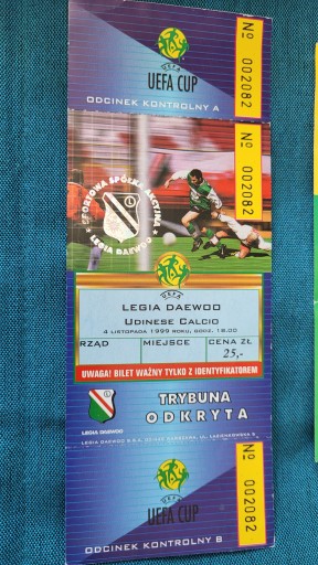 Bilet Legia Warszawa - Udinese Calcio