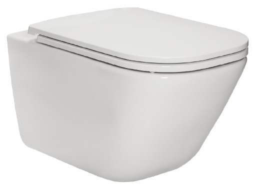 MISKA WC WISZĄCA RIMLESS Z DESKĄ SEDESOWĄ ROCA GAP