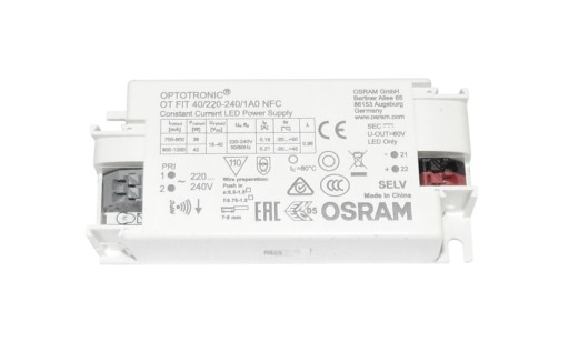 ZASILACZ OSRAM OT FIT 40/220-240/1A0 NFC