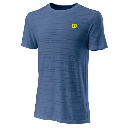 KOSZULKA WILSON KAOS RAPIDE CREW II MEN BLUE M