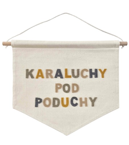 Proporczyk KARALUCHY POD PODUCHY plakat dladziecka