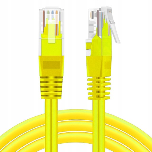 KABEL SIECIOWY LAN RJ45 SKTRĘTKA ETHERNET PATCHCORD UTP CAT 5E 5M