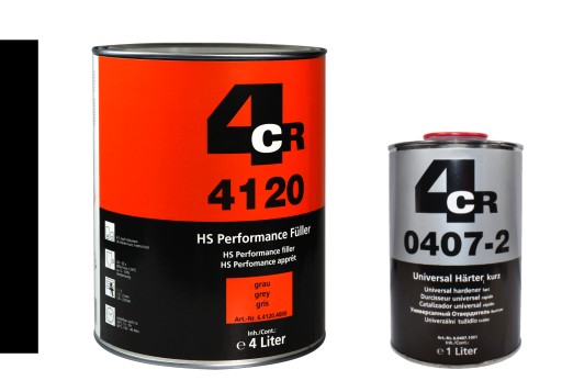 Podkład HS Akrylowy 2k 4125 4CR Czarny(4l)