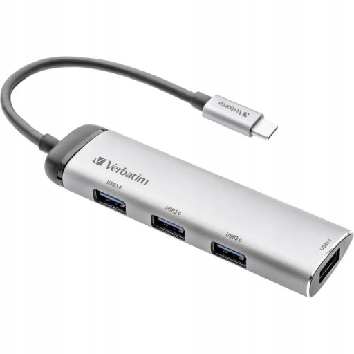 Hub USB Verbatim Multi Port 4x USB 3.0 1x USB-C