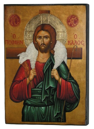 IKONA CHRYSTUS DOBRY PASTERZ PREZENT KOMUNIA*