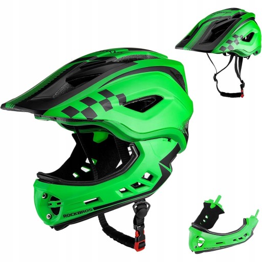 Kask rowerowy dziecięcy Rockbros r. S zielony