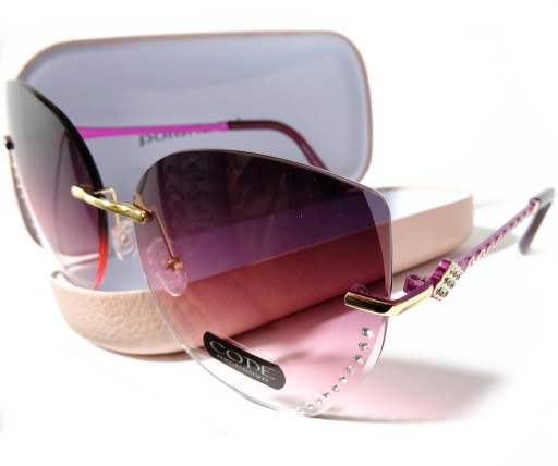 OKULARY DAMSKIE CODE EXCLUSIVE PRZECIWSŁONECZNE UV FILTR ETUI SŁONECZNE