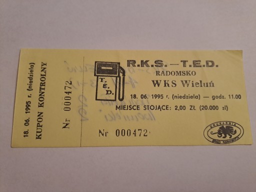 RKS RADOMSKO - WKS WIELUŃ 18-06-1995